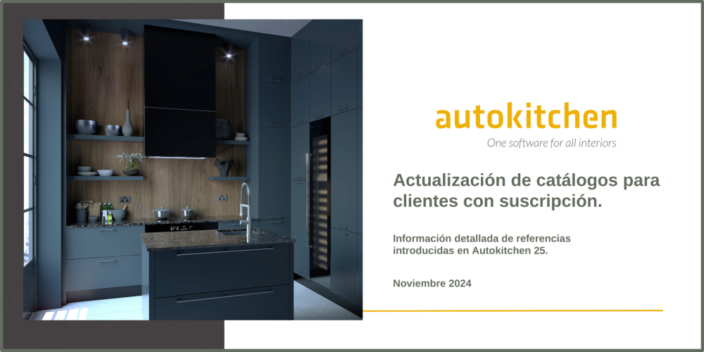 Autokitchen 25: Actualización de catálogo